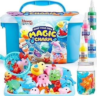 Klever Kits Magic Elf Water Toy Kit, Kids DIY Aqua Fairy Gel Craft Kit, Non-Toxic for Kids Birthday Gifts, Party Favors, Arts & Crafts DIY STEM Kits for Kid, Squishy Toy for Children 3+