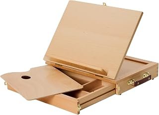 MEEDEN Table Top Easel with Drawer: Tabletop Easel with Sketching Board
