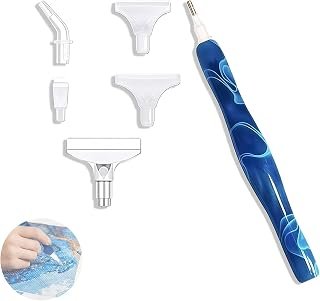 Clovorthex Diamond Painting Pen, Blue Resin Diamond Art Tool for DIY Crafts, Painting & Nail Art, 1 PCS 15cm (5.9in) Diamond Painting Accessories