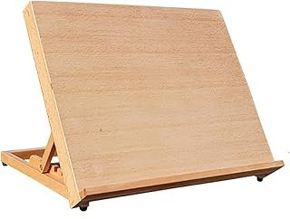 Desktop Easel Board, A3 Desktop Drawing Stand, Drawing Sketching Easel, Foldable Storage Drawing Tools, Adjustable Angle Art Easel for Drawing Canvas Art Studio Use