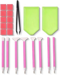 HZQZaoan 21 Pcs Diamond Painting Tools and Accessories for Home Crafts