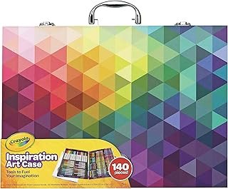 CRAYOLA 04 1999 Inspiration Art Case: 140 Pieces, Deluxe Set with Crayons, Pencils, Markers and Paper in a Portable Storage Case, Great Boys and Girls, Our Art & Craft Colouring Set