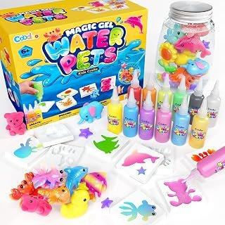 Magic Water Elf Craft Set Children - DIY Squishy Water Gel Set Crafts Girls Boys Montessori Toy from 3 Years, Creative Water Beads for Children, Birthday Gift Girls 3 4 5 6 7 8 Years