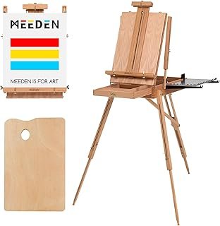 MEEDEN Portable French Sketchbox Art Easel: Foldable Standing Field Easel